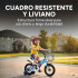 Bicicleta Infantil Yjtong Rod 12 Canasto Parrilla Rueditas Azul 1