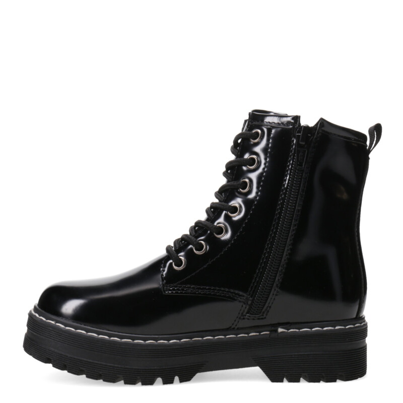 Botas de Niña MINI Miss Carol LEAVEN acordonada Negro (Charol)