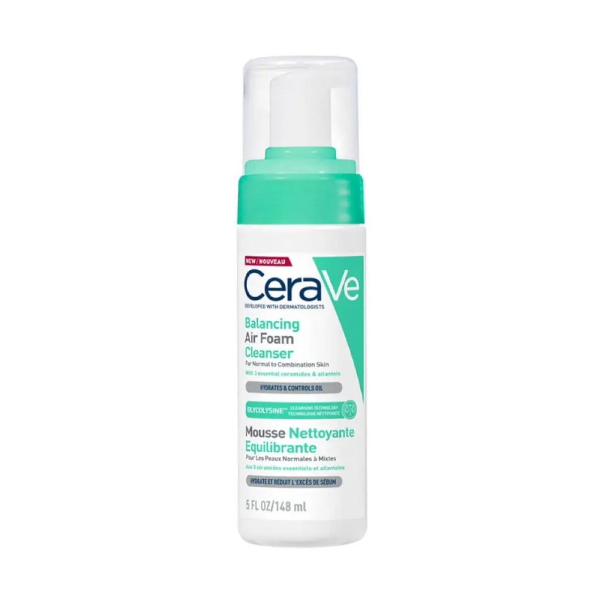 Cerave Air Foam reequilibrante mousse limpiador 148 ml 