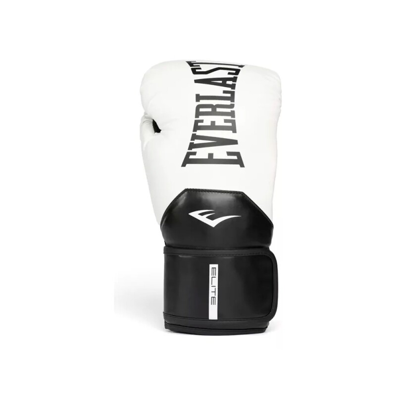 Guantes de Boxeo Elite 2 Negro Everlast Blanco