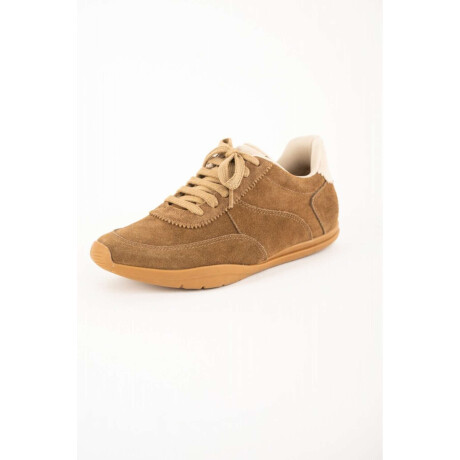 Zapatilla Gamuza Camel