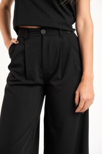 Pantalón Wide Leg Negro