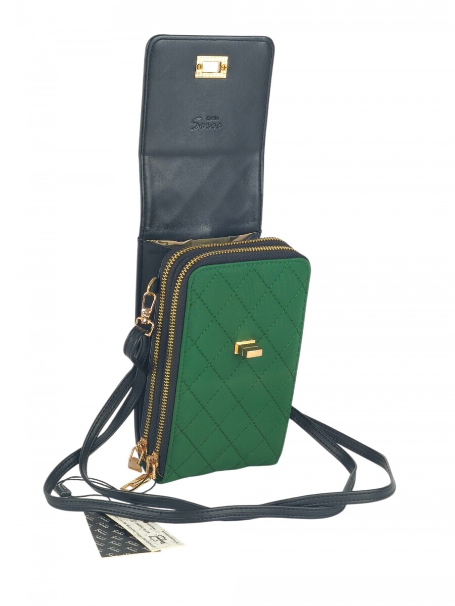 Porta celular - verde 