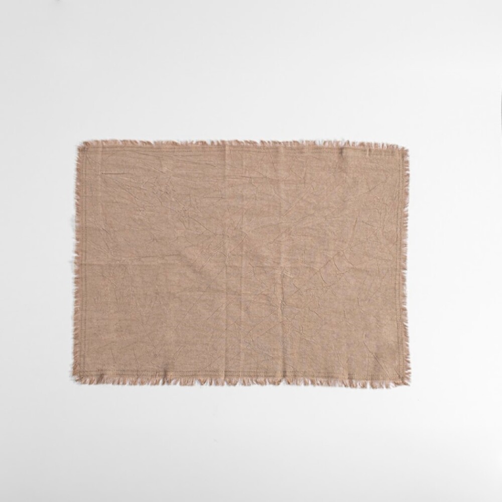 Set x 4 Individual con Flecos Tusor Soft 35x50 Fall