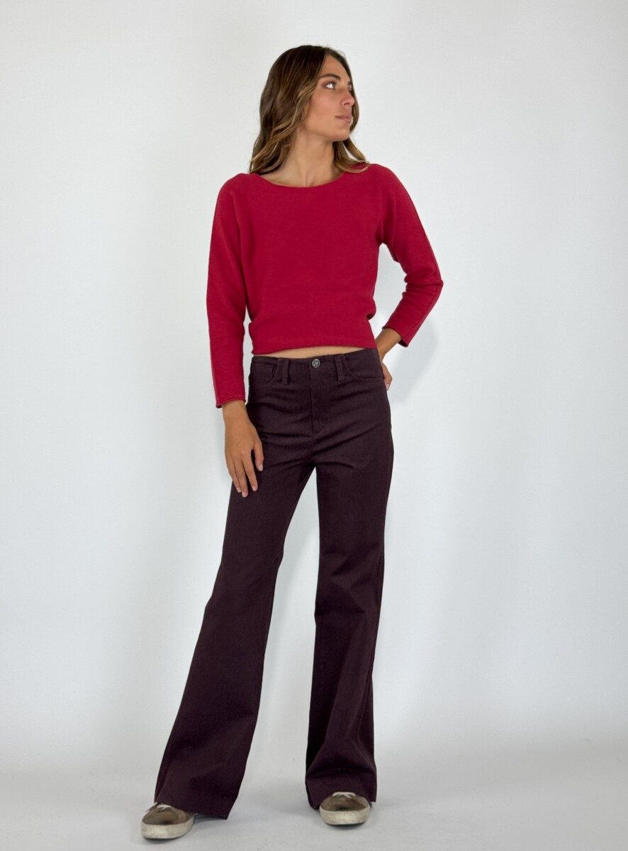 PANTALON BOWIE - BORDEAUX 