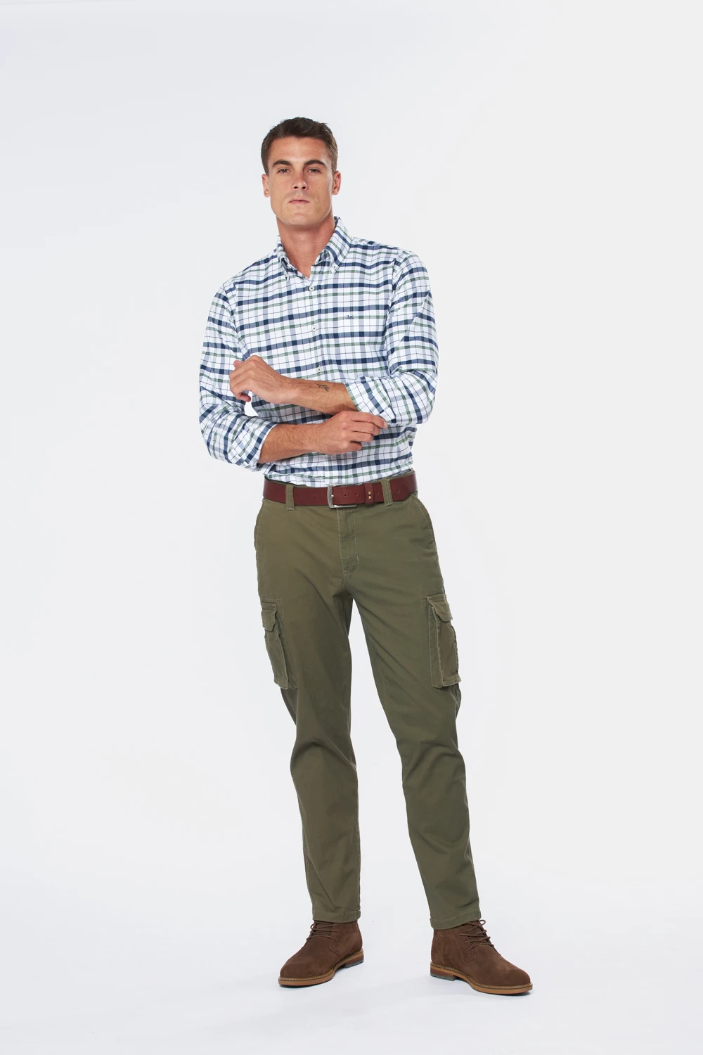 PANTALON CARGO Verde