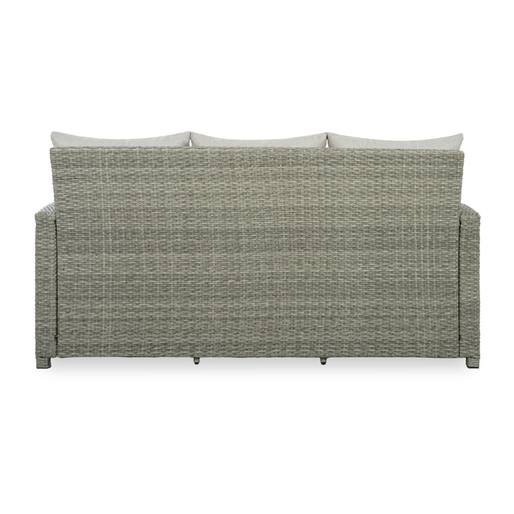 SET DE COMEDOR RATTAN-SINTETICO NATURAL-BEIGE MALIBU