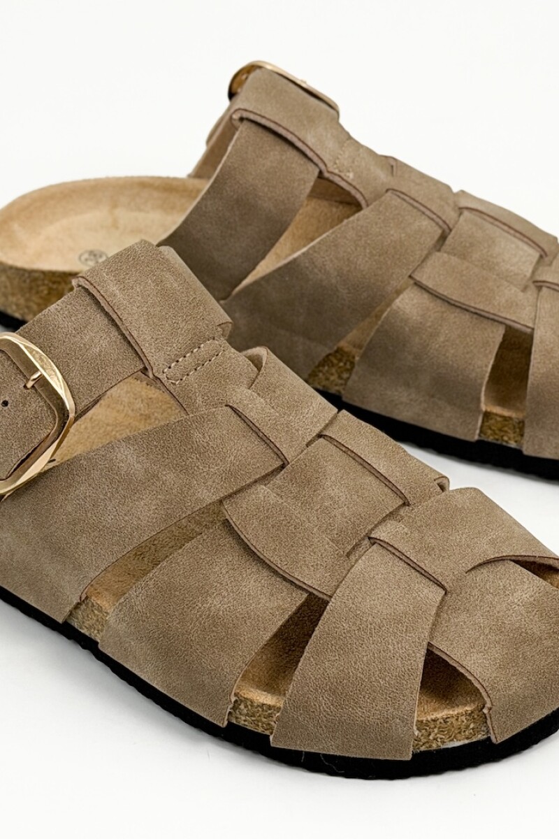 Sandalia Cala Beige