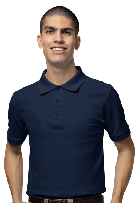 Remera chomba premium Azul marino