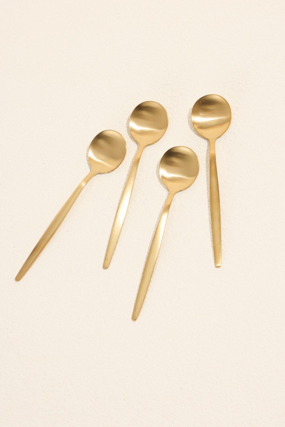 Cuchara De Té Fiordo, Set 4 Un. Dorado Color Unico