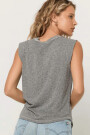 POLERA RUE HEATHERED Gris