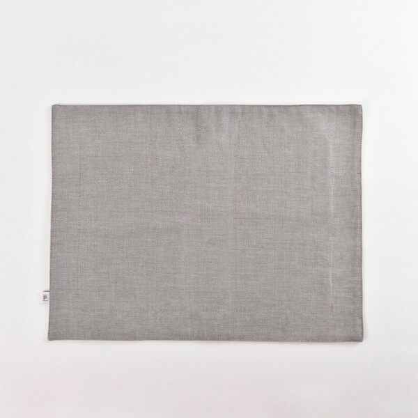 Individual Dob. Faz Cretona Gris 35x46