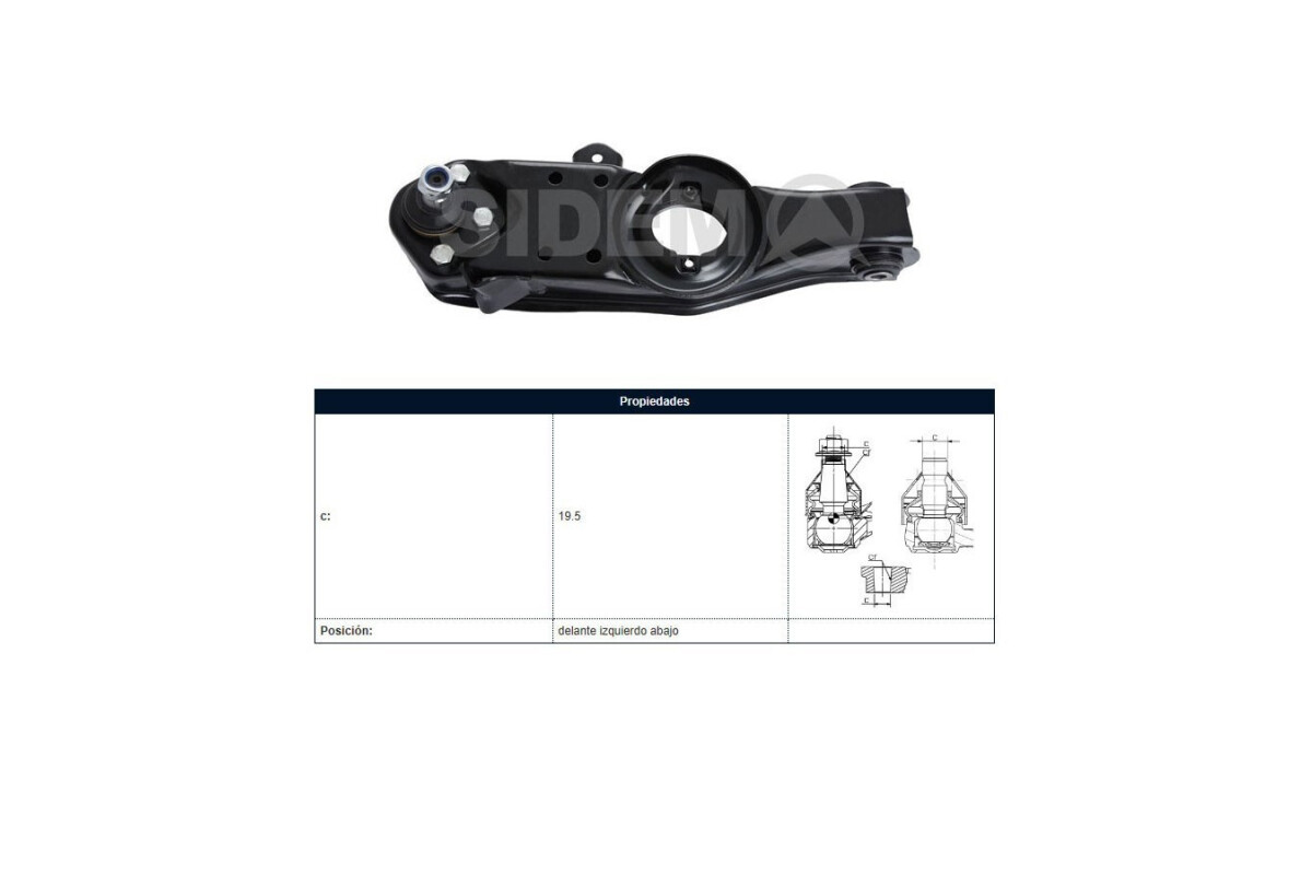 Parilla De Suspension Delantera Mitsubishi L200 96-06 Izq Parilla De Suspension Delantera Mitsubishi L200 96-06 Izq