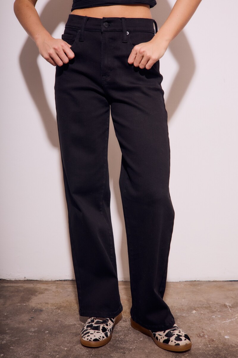 Jean Wide Leg Negro