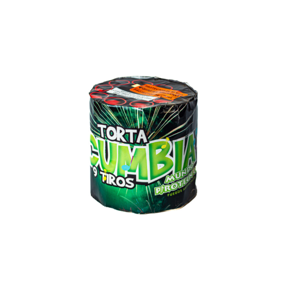 TORTA CUMBIA MUNDO PIROTECNICO 9 TIROS TORTA CUMBIA MUNDO PIROTECNICO 9 TIROS