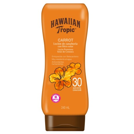 Protector solar loción Hawaiian Tropic Carrot FPS 30 240ml Protector solar loción Hawaiian Tropic Carrot FPS 30 240ml