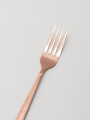 Tenedor De Postre Asher Set 4 Un. Rose Gold Color Unico