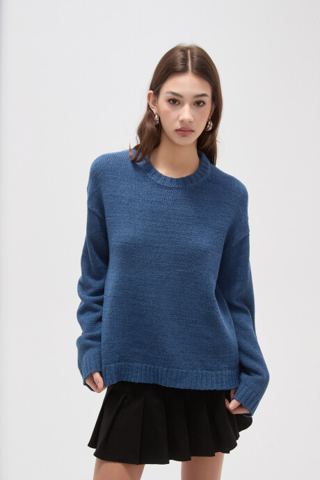 Sweater Silicia Azul Piedra