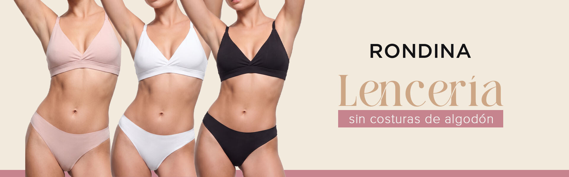 RONDINA / LENCERIA DE ALGODON