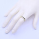 Anillo medio sin fin oro 18k zafiros y brillantes. Anillo medio sin fin oro 18k zafiros y brillantes.