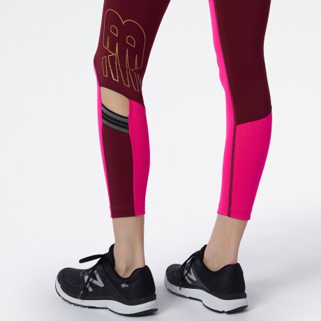 Calza New Balance de Dama - ACHIEVER 7-8 TIGHT - WP13155GNT GARNET