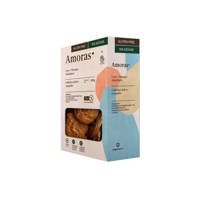 Cookies integrales s/g coco naranja y arandanos Amoras180g Amoras Int S/g Coco Nar Aran