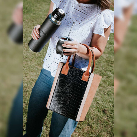 Kit Matero Light Year Croco Negro Con Negro Urbano