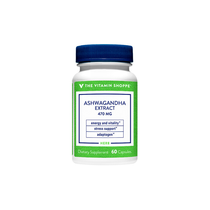 ASHWAGANDHA EXTRACT 470 MG. VIT. SHOPPE única