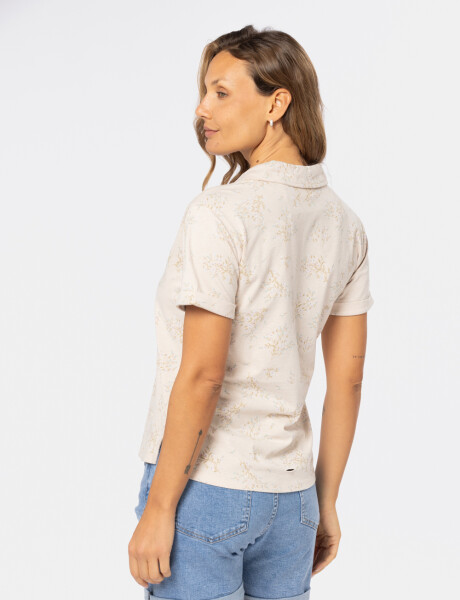 CAMISA ESTAMPADA Beige