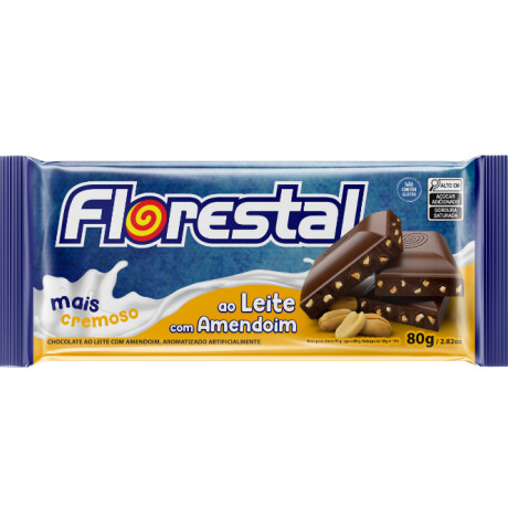 Tableta Florestal 80 grs Con Almendras