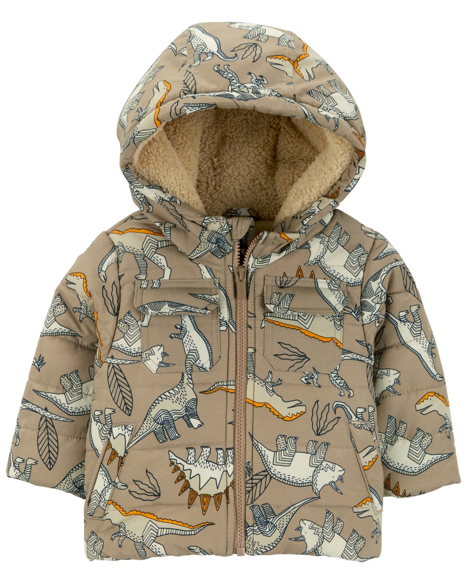 Campera resistente al agua, diseño dinos Sin color