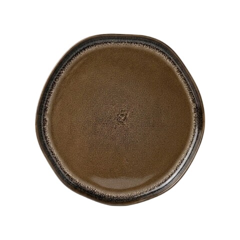 PLATO PLAYO CERAMICA VDE MUSGO 25.5CM Unica