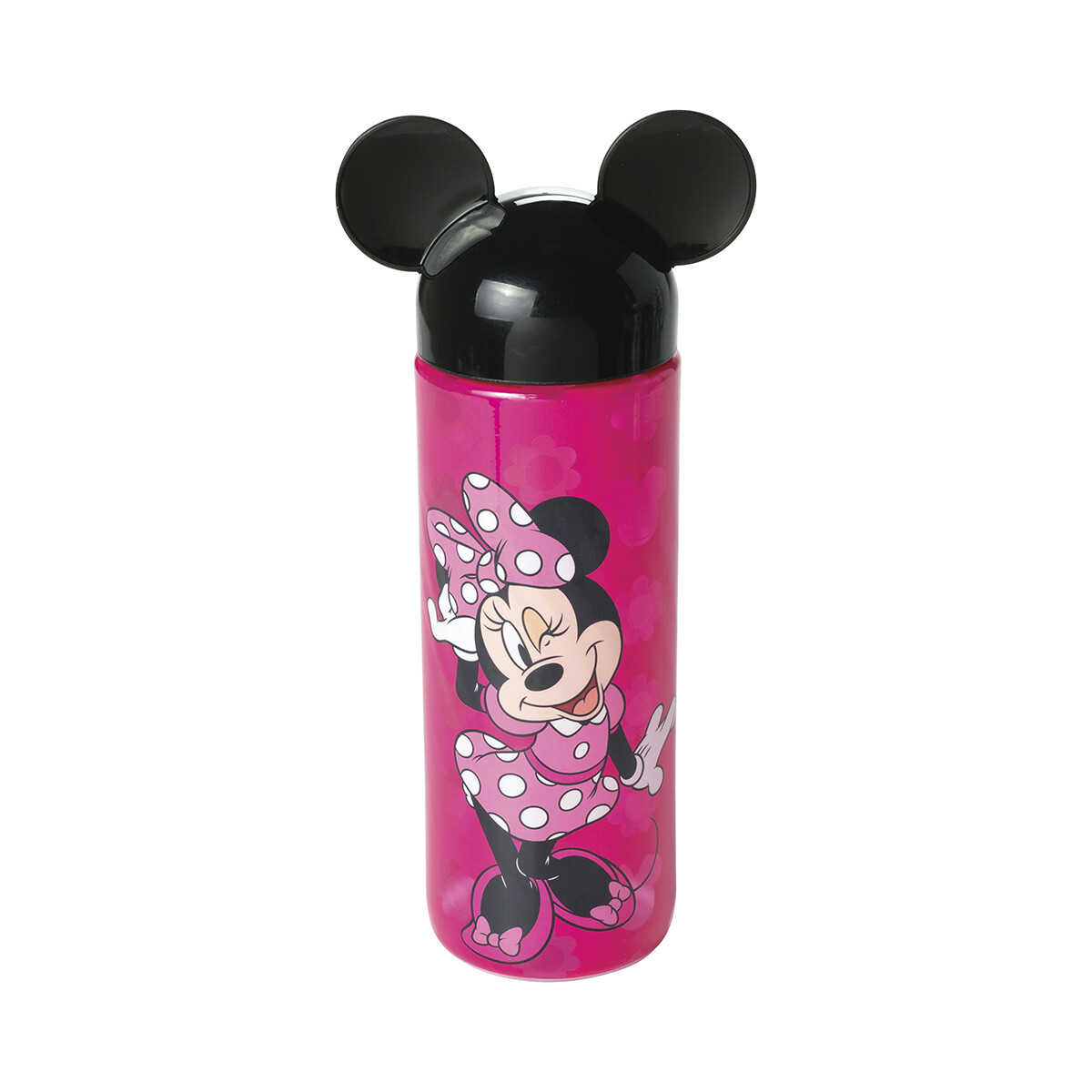 Botella Plástica con Tapa 3D Minnie 500 ml - ROSA 