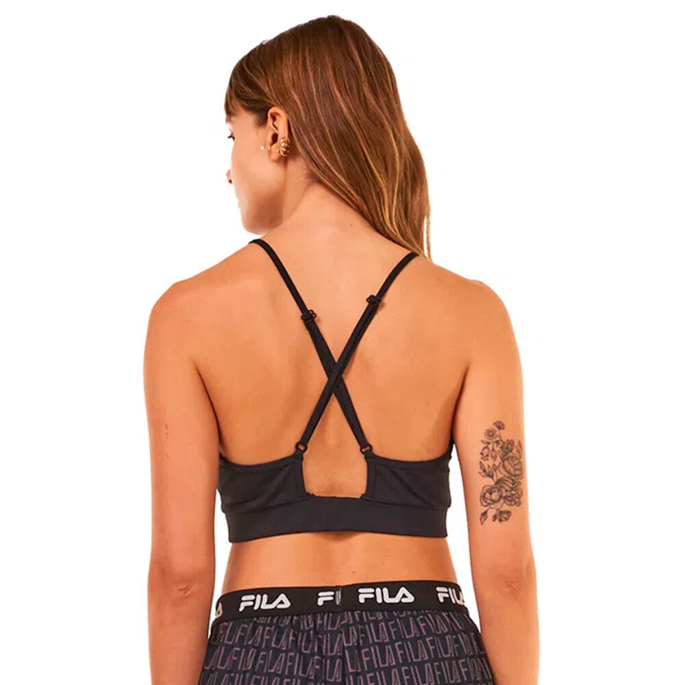 Fila Top Mujer Life Cross Negro Negro