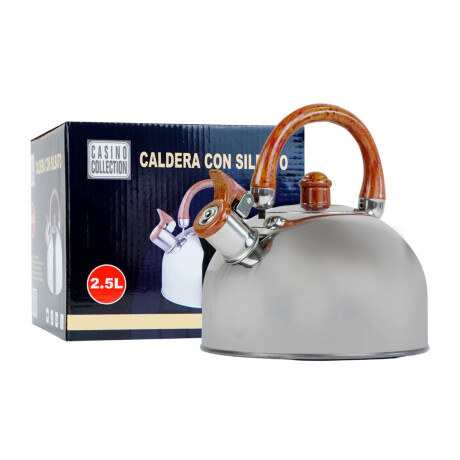 Caldera de acero con silbato 2.5L Caldera de acero con silbato 2.5L