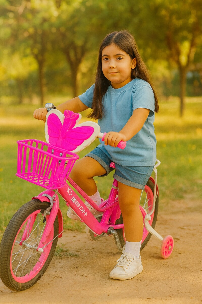 Bicicleta Butterfly rodado 20 - Fucsia 