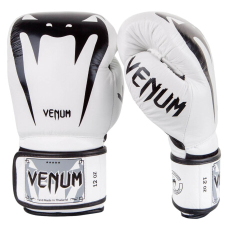 Guantes De Boxeo Venum Elite Profesionales Blanco/Negro
