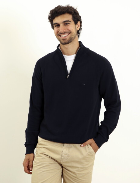 470451 REMERA HARRINGTON LABEL Azul Oscuro