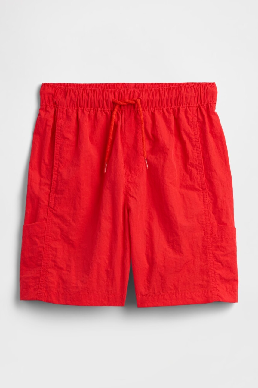 Short Cargo Niño Poster Red