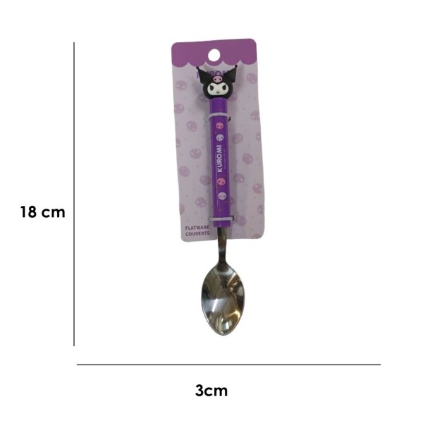 Cubiertos Kuromi cuchara