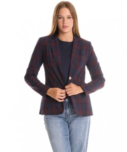 Blazer Sastrero Cuadros AZUL/MULTI