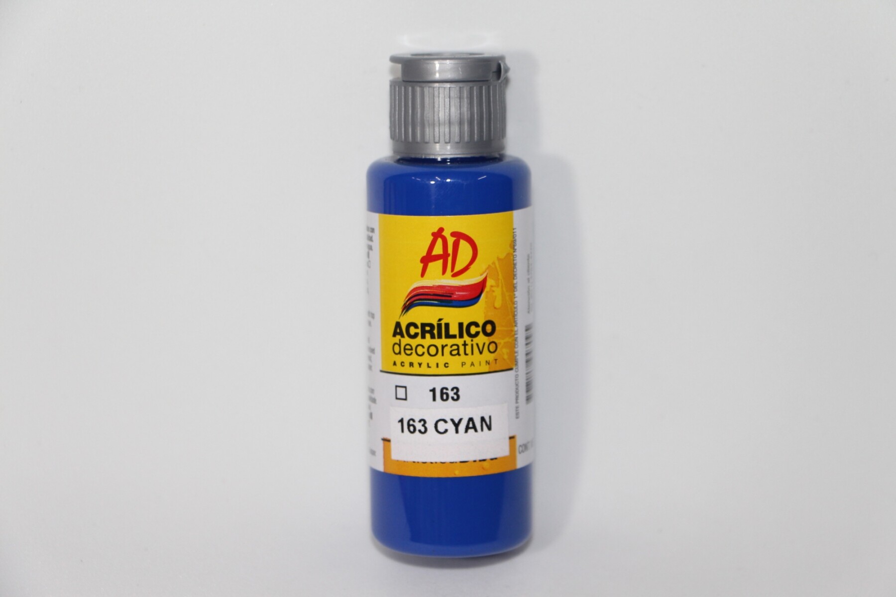 PINTURA ACRILICA ARTISTICA DIBU 60 ML. DIFERENTES COLORES - COLOR CYAN 163 