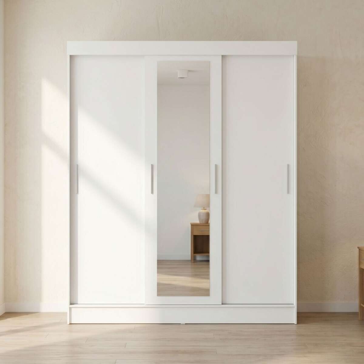 Ropero 3 Puertas Wardrobe - Blanco Mate 