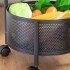 Carro Organizador 4 Estantes Cocina Baño multiuso con Ruedas IMBACK Color Negro Carro Organizador 4 Estantes Cocina Baño multiuso con Ruedas IMBACK Color Negro