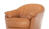 Butaca Giratoria 100% Cuero - Paris Camel