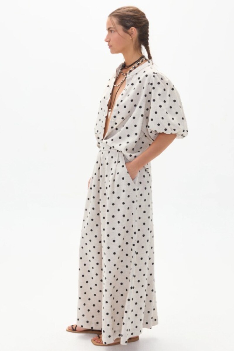 Bubble Linen Shirt Natural