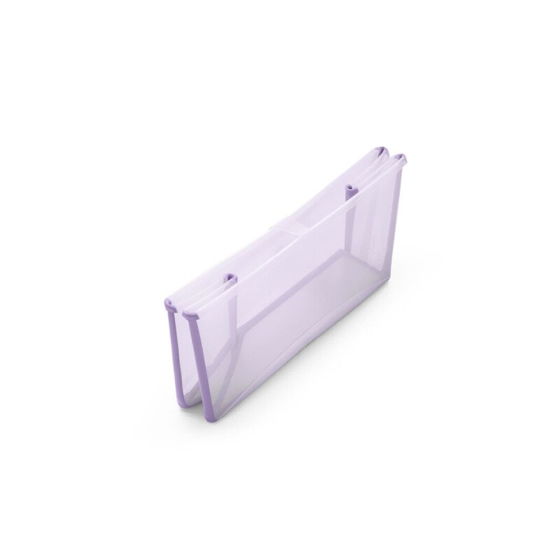 Baño Stokke Flexibath XL Plegable Transparente y Lavanda