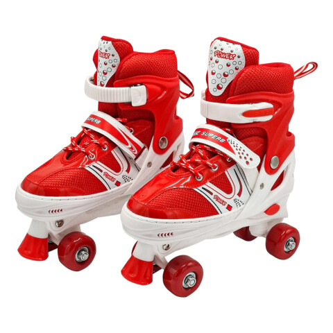 Patin Artistico Semi Profesional Patines Niños Infantil Variante ROJO TALLE L