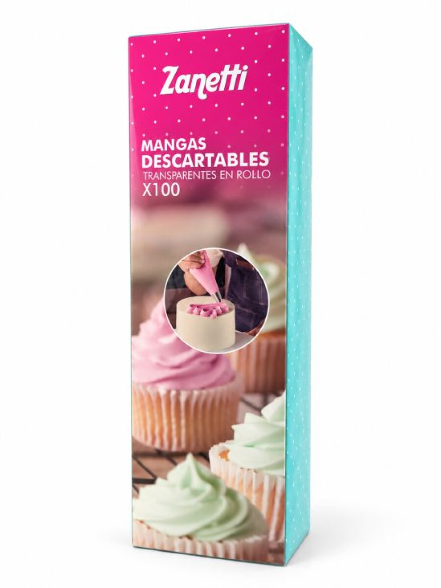 Mangas Descartables Transparentes en Rollo x100 