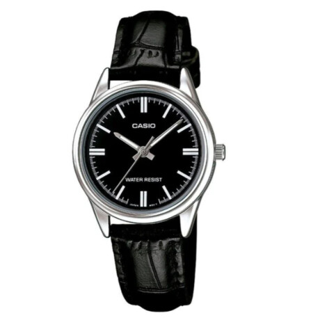 Reloj CASIO LTPV005L-1AUDF en Cuero Negro Esfera 34mm 0
